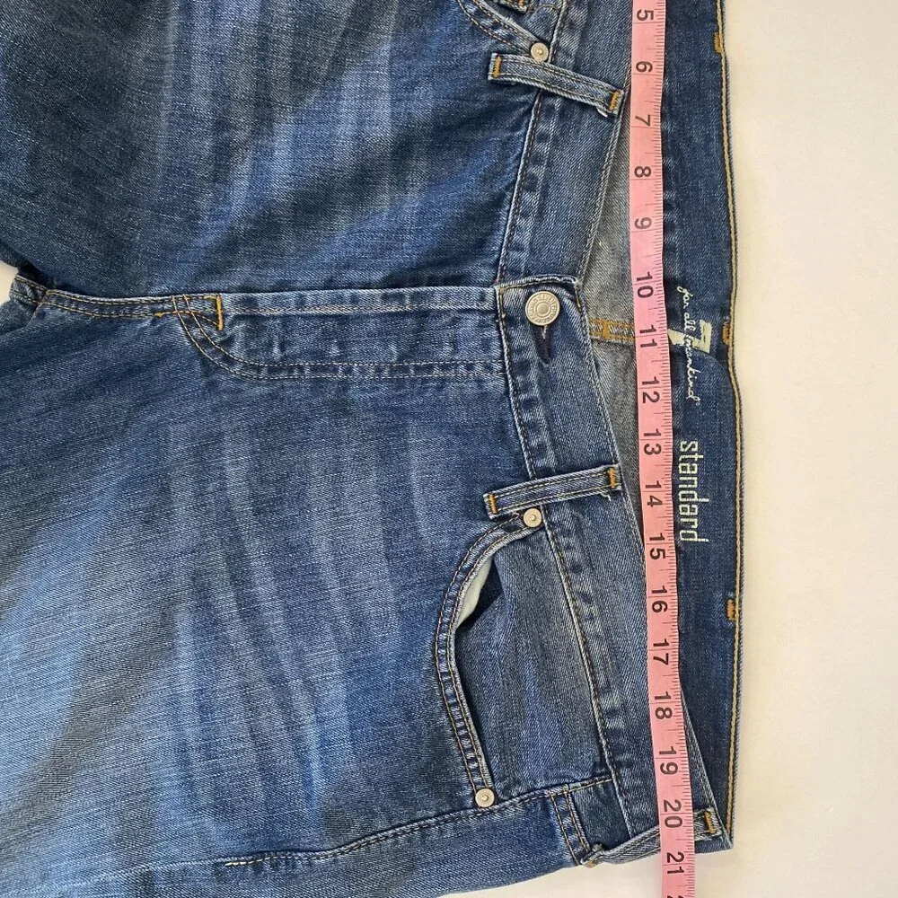 7 For All Mankind || 7FAM The Standard Straight Leg Jeans Blue 40‎ - Picture 6 of 8